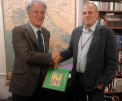 Piero Celani con Albertini a New York