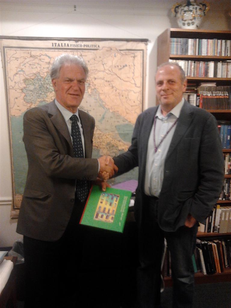 Piero Celani con Albertini a New York