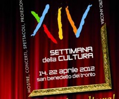 inizio della settimana della cultura a san benedetto del tronto