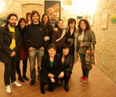 membri associazione villaggio planetario inaugurazione mostra