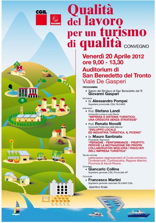 convegno turismo san benedetto del tronto Cgil