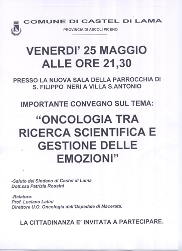 convegno oncologia cdl
