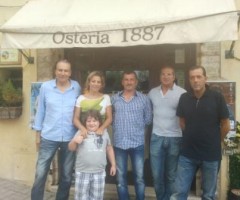 La presentazione all'Osteria 1887