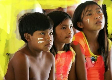 Bambini dell'Amazzonia