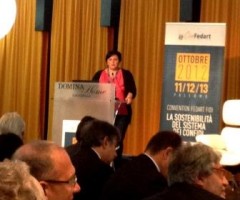 L'assessore regionale Sara Giannini
