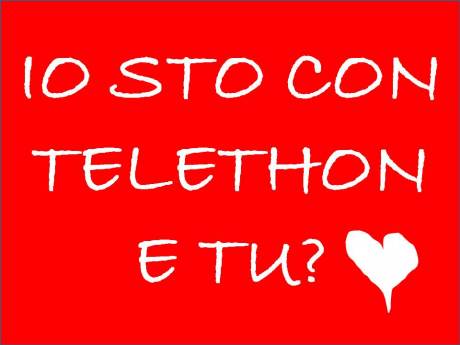 io sto con telethon e tu