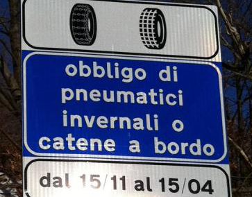 obbligo catene