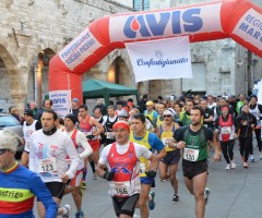 La partenza della corsa