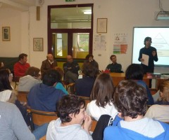 Un momento dell'incontro