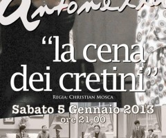 locandina cena dei cretini Fly