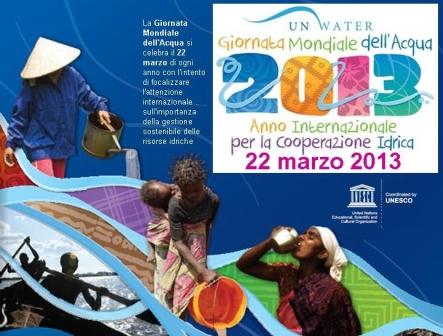 locandina giornata mondiale acqua 2013