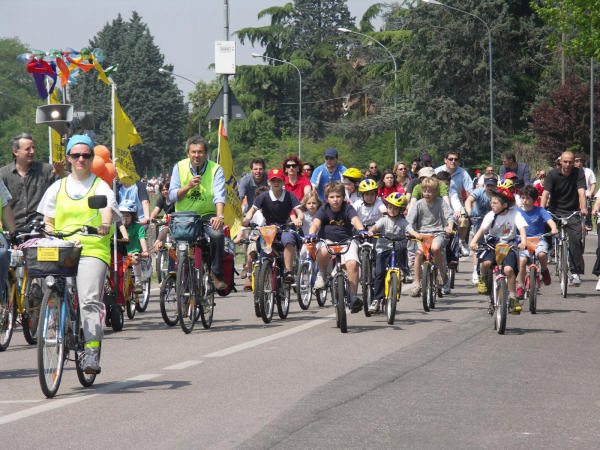 persone in bicicletta