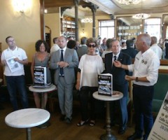 Un momento della conferenza stampa di presentazione del libro