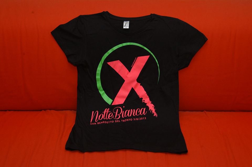 nottebianca maglia