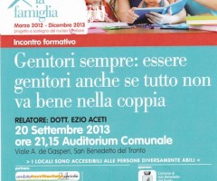 20 settembre - genitori sempre