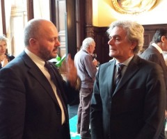 sindaco con ambasciatore italiano a mosca