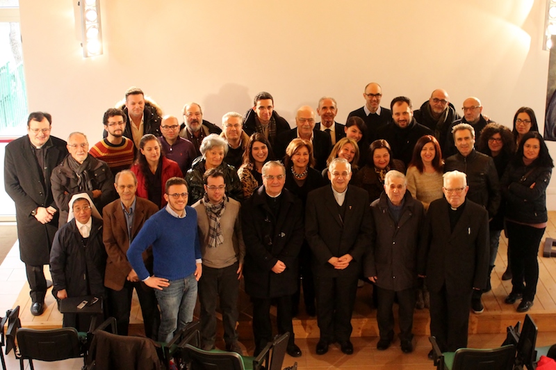 Foto di gruppo giornalisti