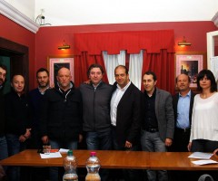 Giancarlo Luciani Castiglia e la sua squadra