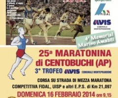 Locandina Maratonina di Centobuchi 2014