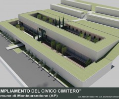 Render Cimitero Monteprandone dallalto