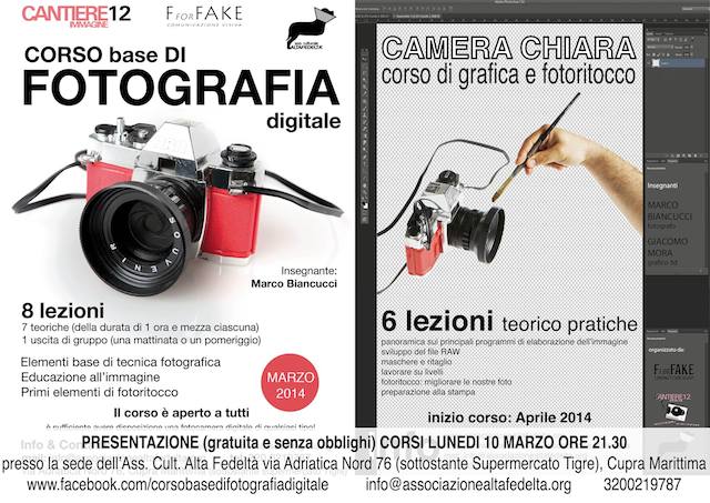 corso foto - camera chiara