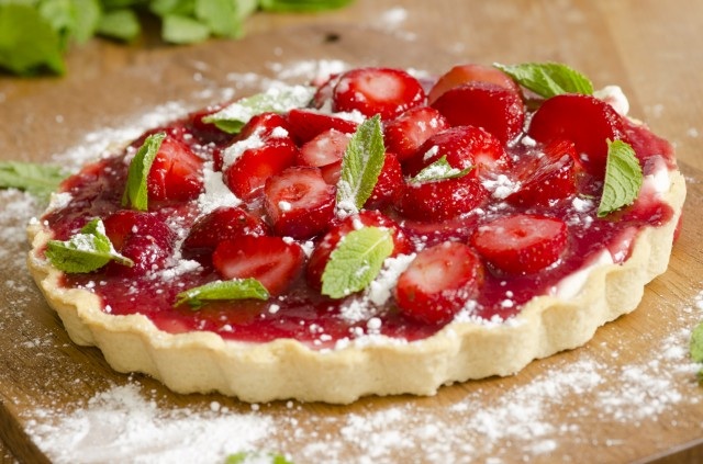 torta di fragole