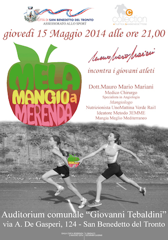 mela mangio a merenda