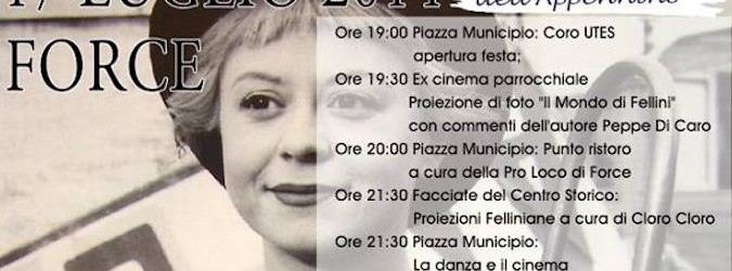 Force Felliniana per il Festival dell'Appennino