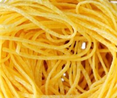 I tagliolini saporiti alla marchigiana