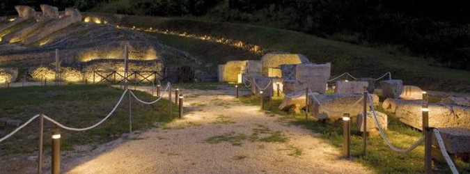 Il teatro romano di Ascoli Piceno dove si svolgerà lo spettacolo "Le 12 fatiche di Ercole"