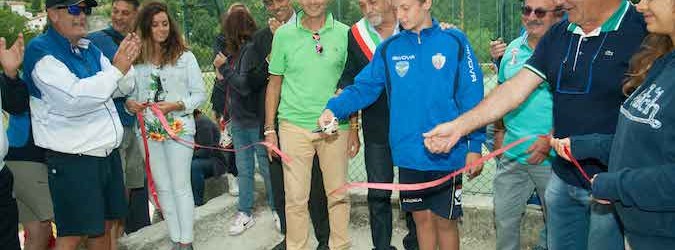Inaugurazione centro poli-sportivo a Pretare