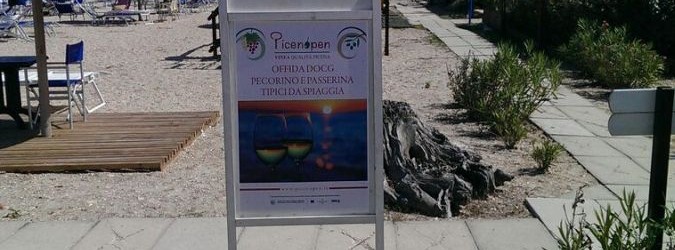 Campagna pubblicitaria Piceno Open per passerina e pecorino