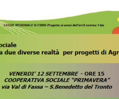 Agricoltura sociale, Cooperativa Primavera
