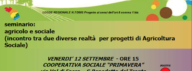 Agricoltura sociale, Cooperativa Primavera
