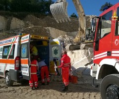 Incidente cava di travertino Acquasanta