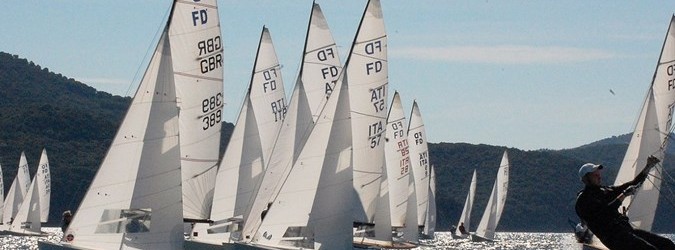 Un momento della regata