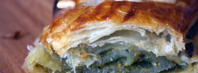 sfogliatine al pesto