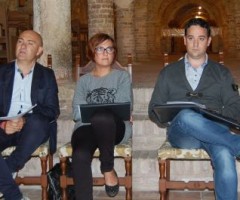 Piero Antimiani, Isabella Bosano, Alessandro Straccia presentano dati sul turismo a Offida