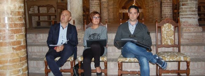 Piero Antimiani, Isabella Bosano, Alessandro Straccia presentano dati sul turismo a Offida
