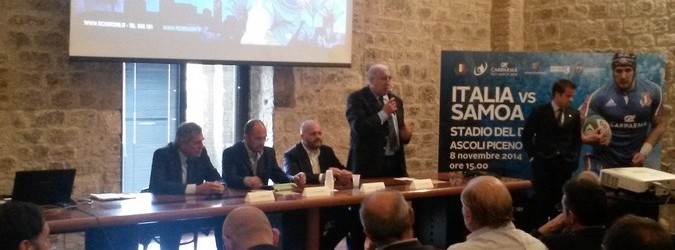 presentazione partita nazionale rugby
