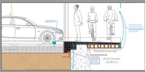 Pista ciclabile via Moretti