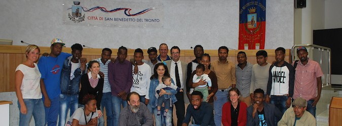 Ricevuti in Municipio rifugiati e richiedenti asilo