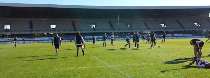 Allenamenti nazionale italiana rugby