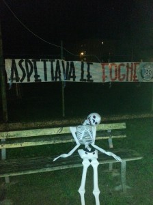 Protesta Casa Pound, bretella