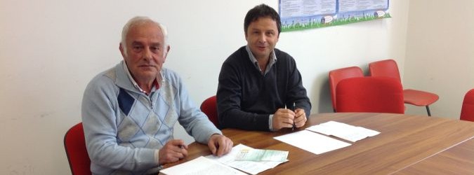 Pio Silvestri e Francesco Ruggieri annunciano l'intitolazione della nuova via al carabiniere Emidio Baiocchi
