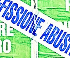 Affissioni abusive