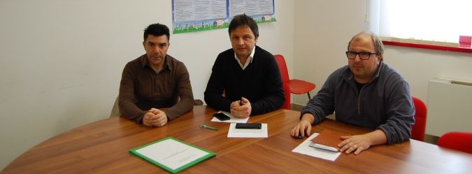 Conferenza stampa poliambulatorio: Italo Nardinocchi, Francesco Ruggieri, Gianluca Re