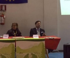 Daniel Ficcadenti, Mauro Mariani e Antonella Cassisi per il progetto della rete scuole Unesco