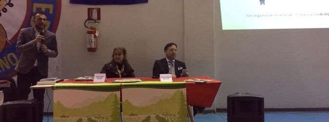 Daniel Ficcadenti, Mauro Mariani e Antonella Cassisi per il progetto della rete scuole Unesco