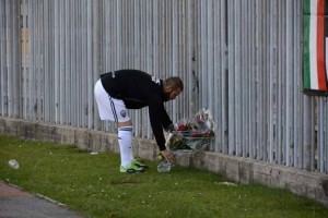 Berrettoni omaggio tifoso Ascoli
